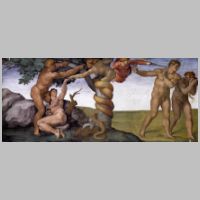 Michelangelo - Der Suendenfall und die Vertreibung aus dem Paradies (Wikipedia).jpg